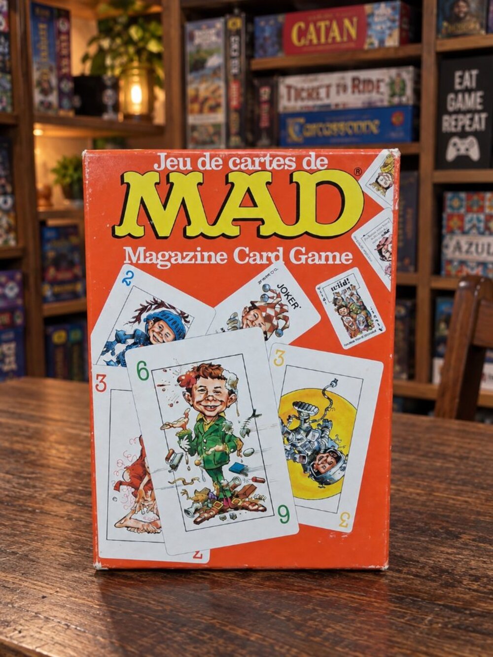 Vintage 1980 MAD Magazine Card Game Parker Brothers Retro